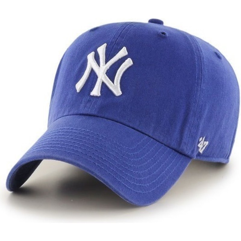 47-brand-curved-brim-grosses-vorderes-logo-mlb-new-york-yankees-cap-blau