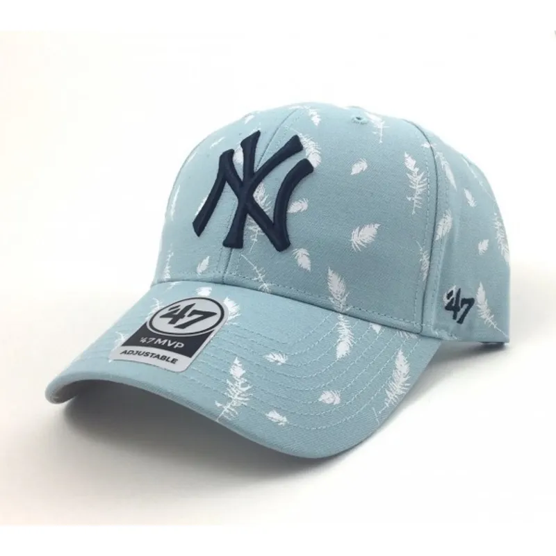 sapkak-ivelt-kek-allithato-estampado-plumas-new-york-yankees-mlb-47-brand sapkak-ivelt-kek-allithato-estampado-plumas-new-york-yankees-mlb-47-brand