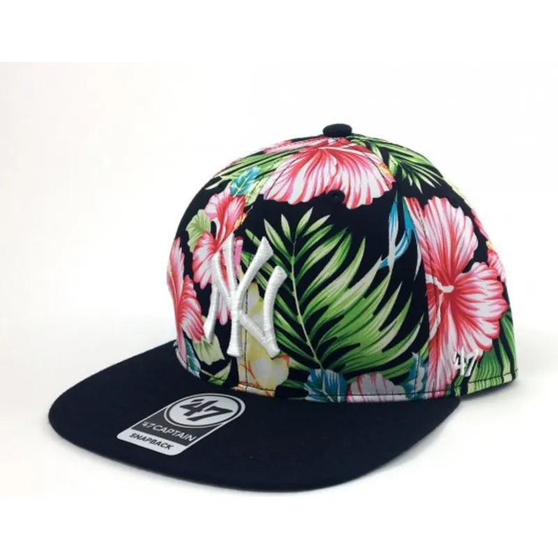 sapkak-lapos-tobbszinu-snapback-estampado-flores-new-york-yankees-mlb-47-brand