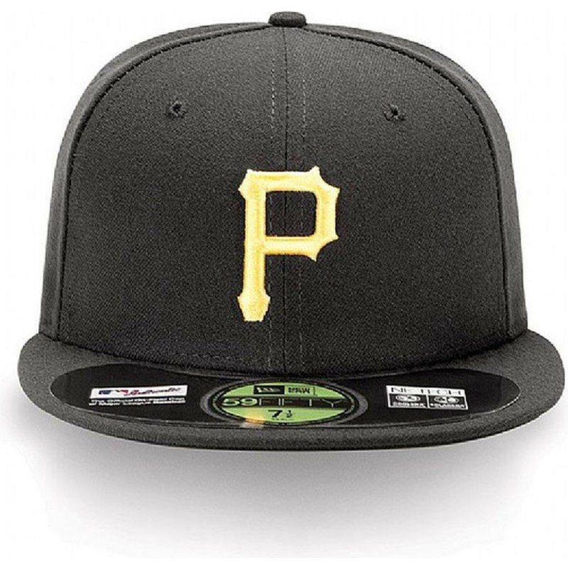 new-era-flat-brim-59fifty-authentic-on-field-pittsburgh-pirates-mlb-fitted-cap-schwarz