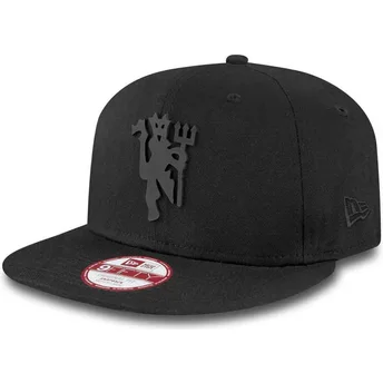 sapkak-lapos-fekete-snapback-9fifty-black-on-black-manchester-united-football-club-premier-league-new-era