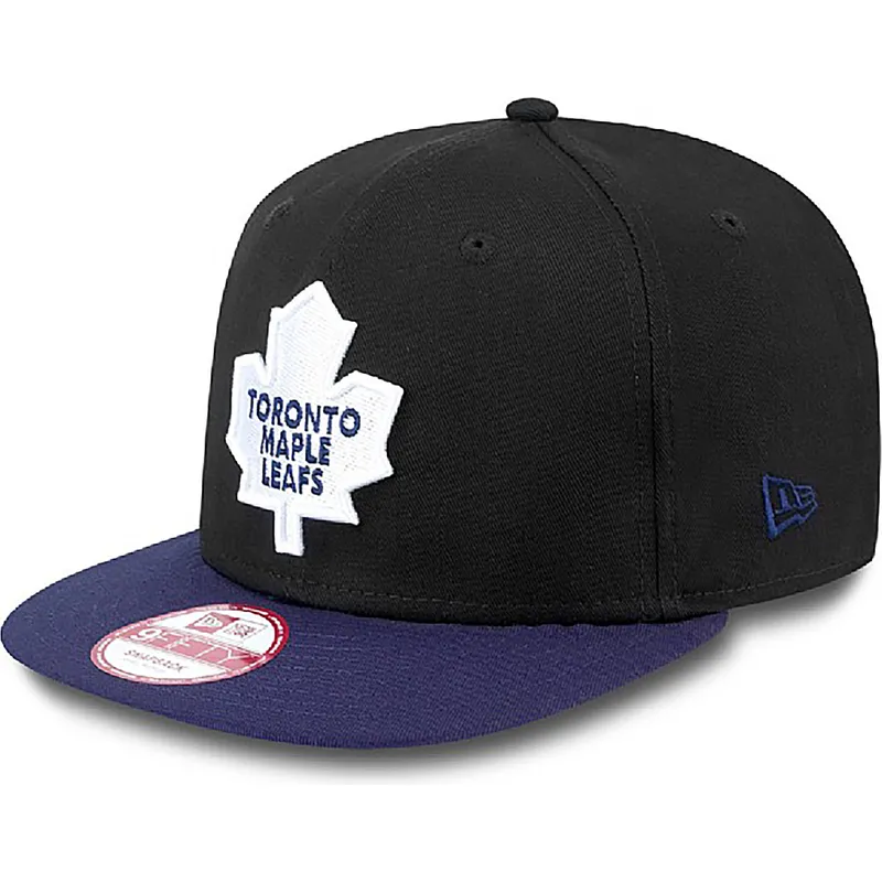 sapkak-lapos-fekete-snapback-9fifty-cotton-block-toronto-maple-leafs-nhl-new-era