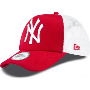 sapkak-ivelt-piros-snapback-clean-a-frame-new-york-yankees-mlb-new-era